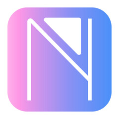 letter n icon