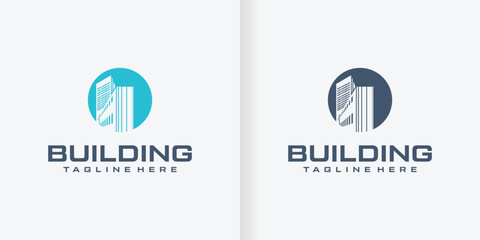 architectural inspiration for skyscraper building logo designs