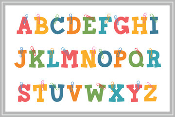 Versatile Collection of Paper Notes Alphabet Letters for Various Uses