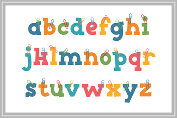 Versatile Collection of Paper Notes Alphabet Letters for Various Uses