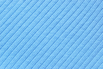Light blue soft ribbed jersey fabric texture as background
