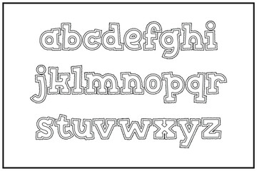 Versatile Collection of Paper Torn Alphabet Letters for Various Uses
