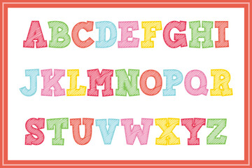 Versatile Collection of Scribble Creations Alphabet Letters for Various Uses
