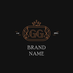 G Vintage letter logo