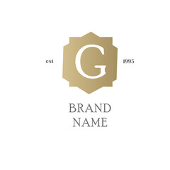 G Vintage letter logo