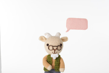 動物のあみぐるみ　吹き出し