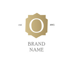 O letter Vintage logo