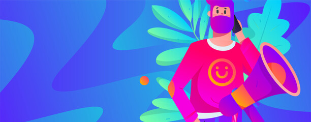 Business People Flat Vector Concept Operation Hand Drawn Illustration
