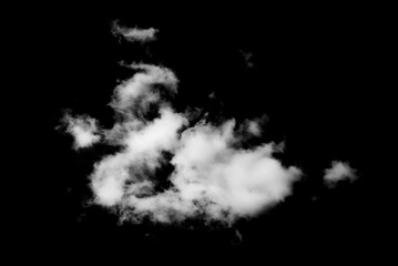 Chmura biała, tło, rozmazane, dym