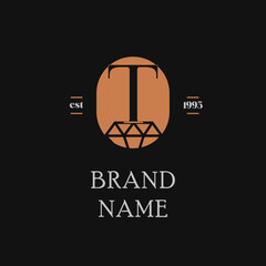 Luxury letter logo