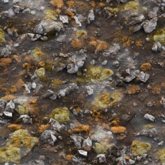 Obraz na płótnie Canvas Seamless texture. Northern tundra