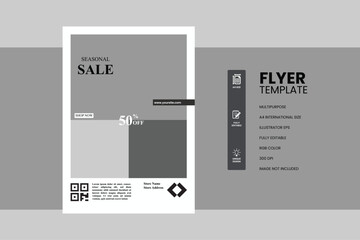 Vector fashion show poster design template