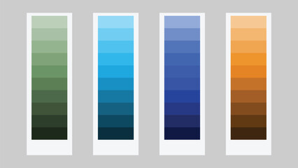 vector illustration of color Palette