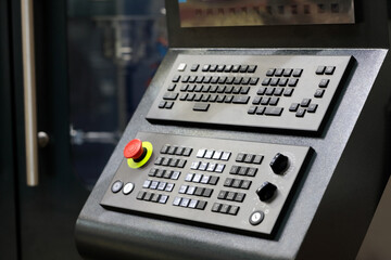CNC control panel of metalworking VMC machine