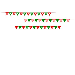 New Year's Eve String Flags Christmas Flags