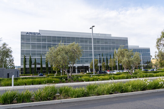 Arista Networks headquarters in Silicon Valley, Santa Clara, California, USA - June 10, 2023. Arista Networks is an American computer networking company. 