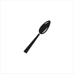 spoon vector line icon template