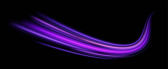 Modern multicolored lines for background.Cover,advertising.Dynamic motion light trails.Technology design.Vector