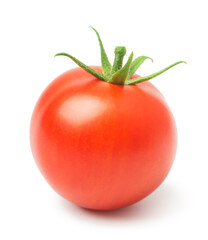 fresh tomato isolated on white background - 644070464