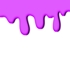 Purple colorful dripping splatter, Color splash or Dropping Background.abstract liquid wave