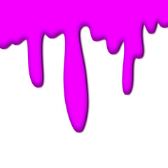 Purple colorful dripping splatter, Color splash or Dropping Background.paint dripping