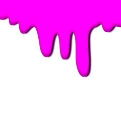Purple colorful dripping splatter, Color splash or Dropping Background.splashes collide