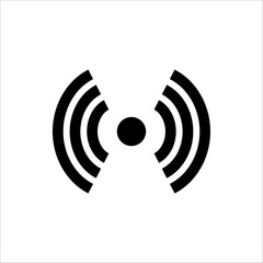 Live stream icon. Online broadcast symbol. isolated on white background