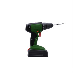 Cordless drill isolated