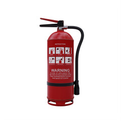 fire extinguisher isolated