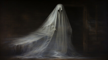 retrato de corpo inteiro de um fantasma