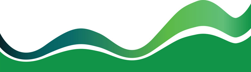 Border Green Wave Gradient