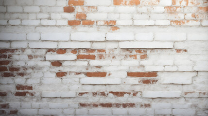 White Brick Pattern Texture - Clean and Contemporary Aesthetic