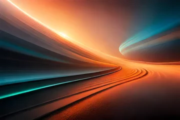 Foto op Plexiglas speed motion blur background © Image Studio