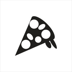 pizza vector icon line template