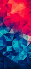 Obraz premium Abstract background with triangles for iPhone made with Ai generative technology