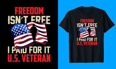 Veteran T shirt Design