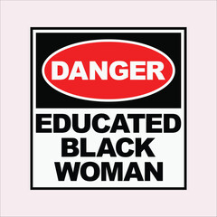 Stylish , fashionable  and awesome black history month quotes typography  illustrator