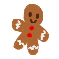 Hand drawn christmas baking