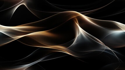 Obraz premium Winter Abstract Art with Smooth Lines and Sparkling Textures