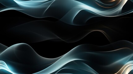 Obraz premium Winter Abstract Art with Smooth Lines and Sparkling Textures