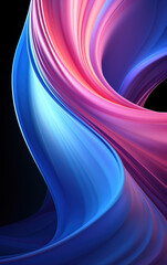 Curved Colorful Abstract Background,created with generative ai tecnology.
