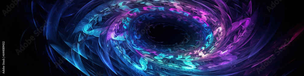 Poster spiral colorful abstract background,created with generative ai tecnology.