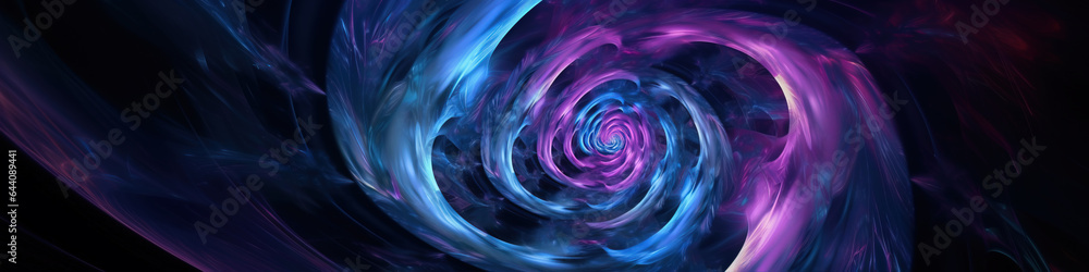 Poster spiral colorful abstract background,created with generative ai tecnology.