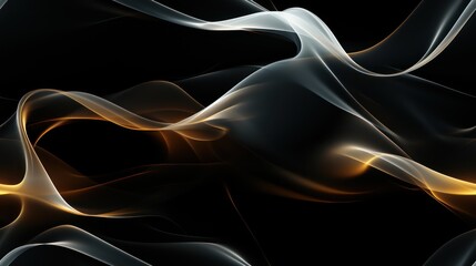 Obraz premium Winter Abstract Art with Smooth Lines and Sparkling Textures