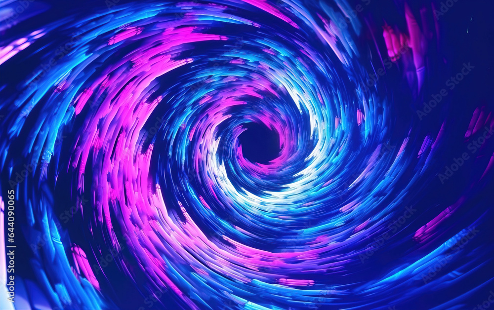 Poster spiral colorful abstract background,created with generative ai tecnology.