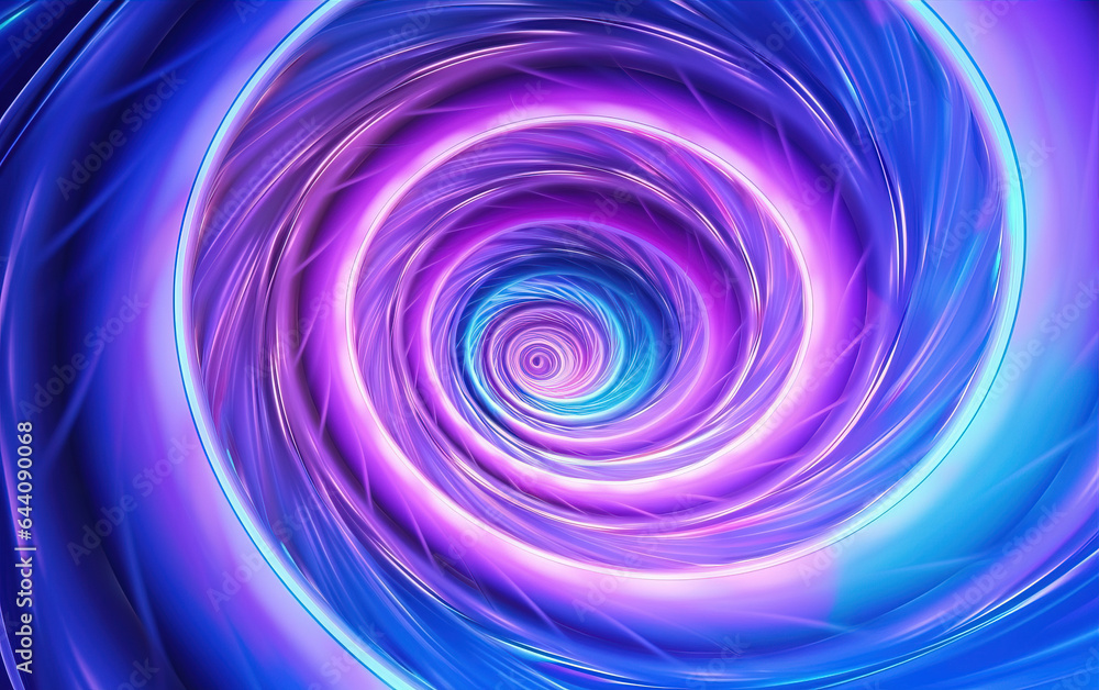 Poster spiral colorful abstract background,created with generative ai tecnology.