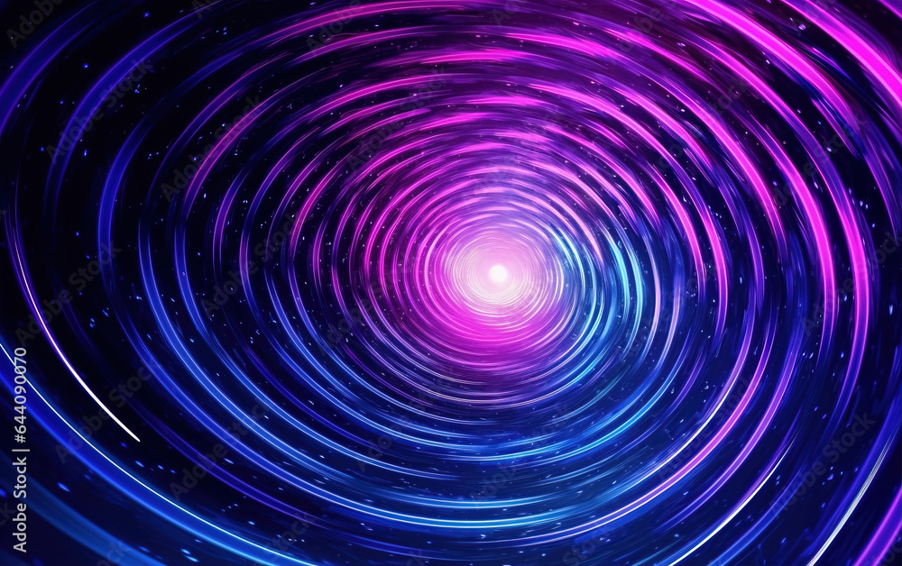 Aufkleber spiral colorful abstract background,created with generative ai tecnology.