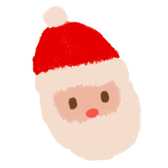 Hand drawn festive christmas santa claus
