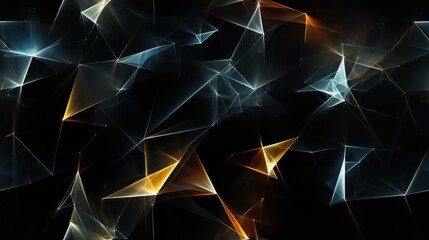 Winter Abstract Art with Smooth Lines and Sparkling Textures