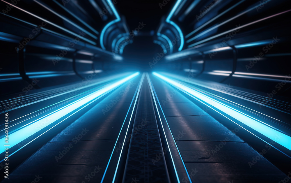 Canvas Prints radial light background,created with generative ai tecnology.